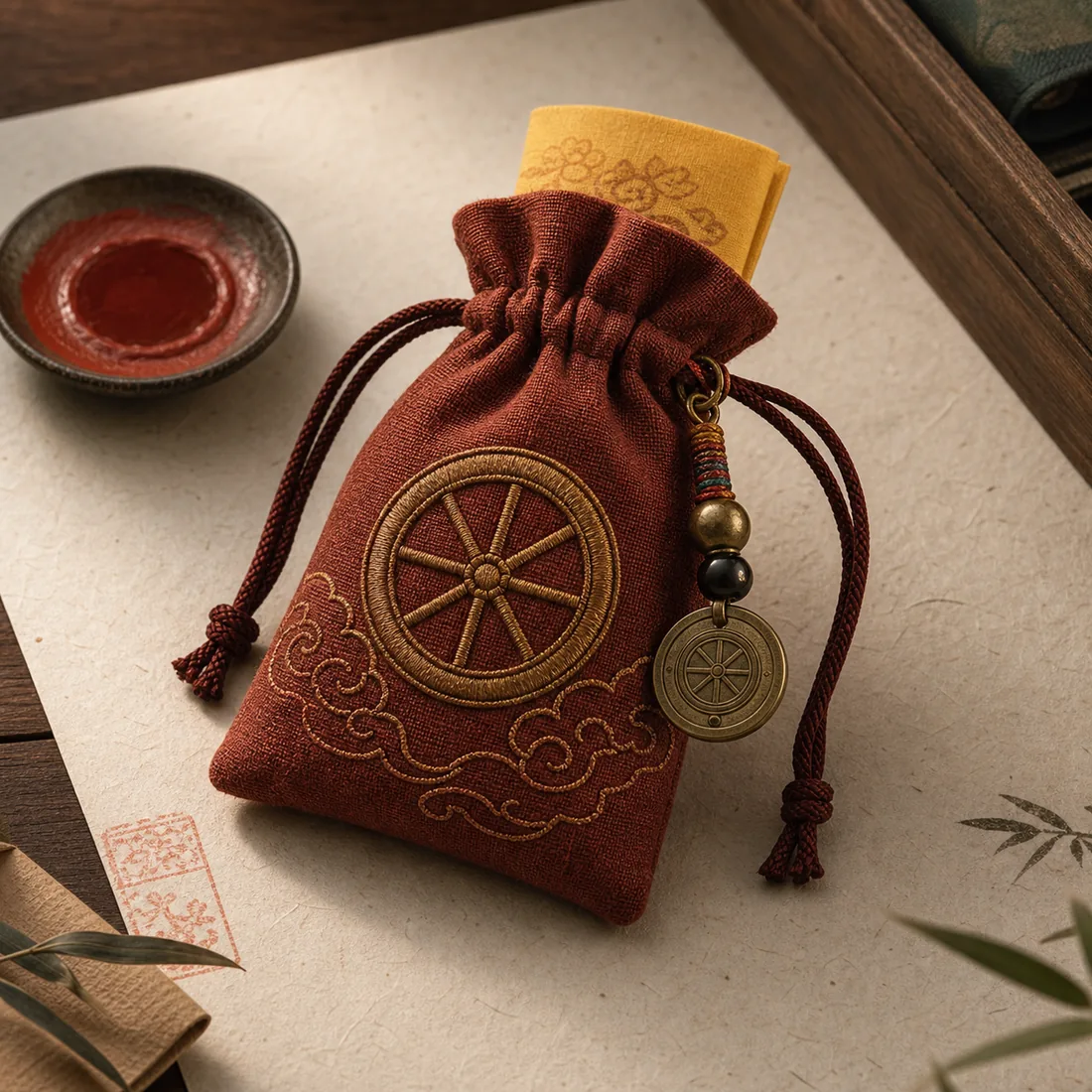 Fu talisman pouch collection