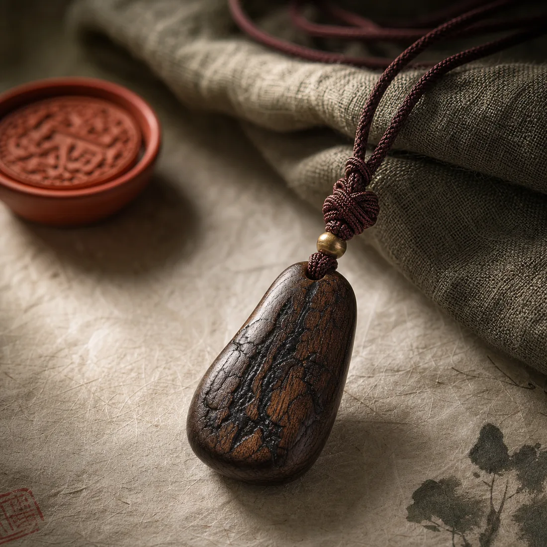 Thunder-struck wood amulet collection